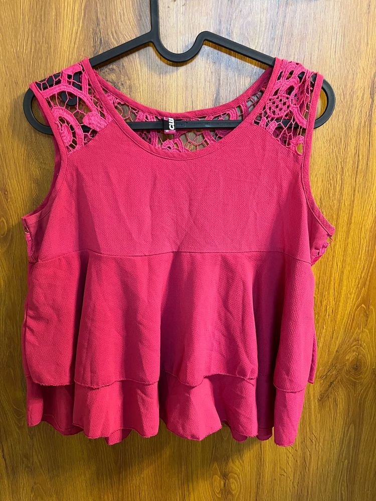 Pink Lace Top
