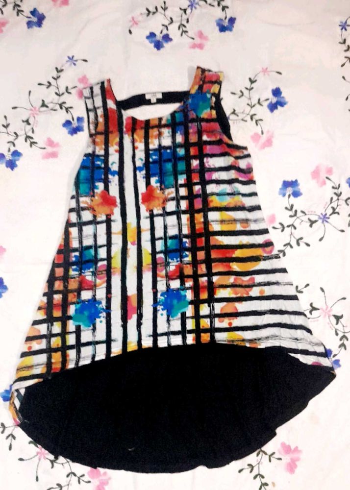 Colorful Hi-Lo Top