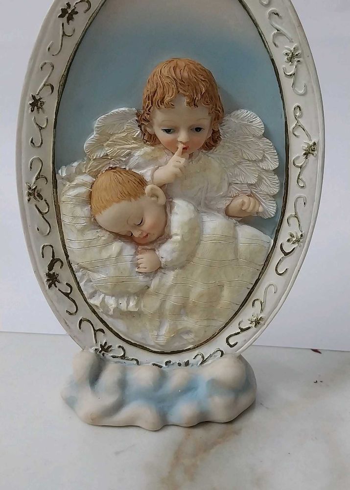 Angel and Baby Decorative Figurine