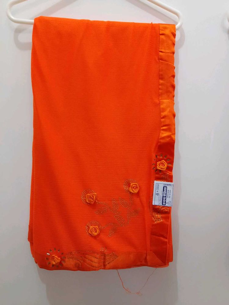 Orange Saree
