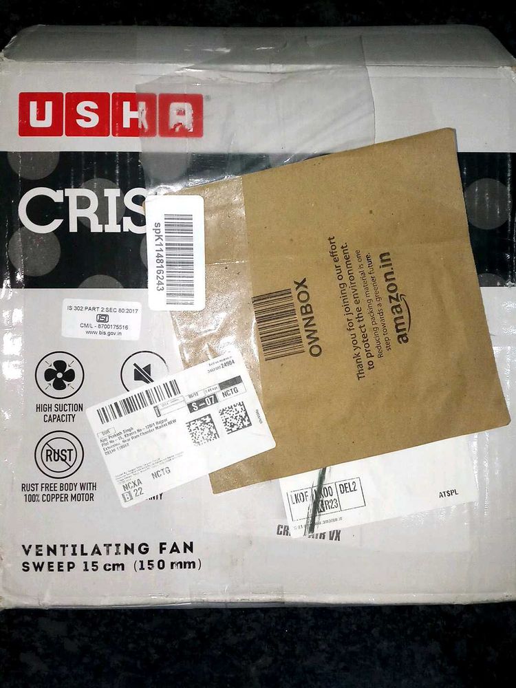 Usha Crisp Air VX Exhaust Fan