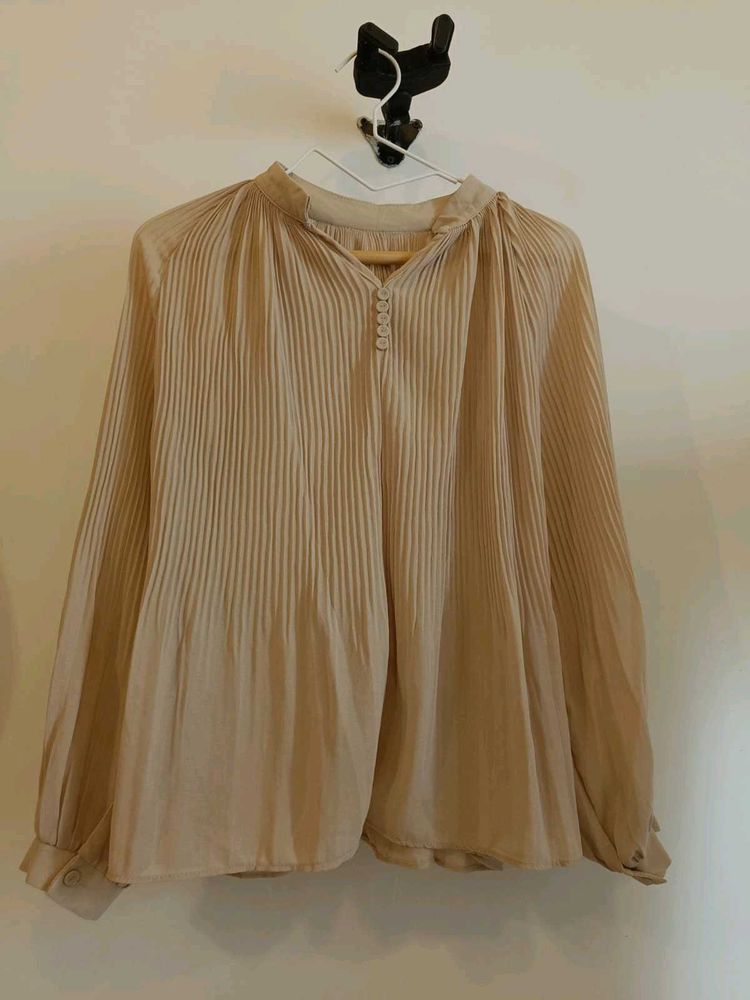 Elegant Pleated Top