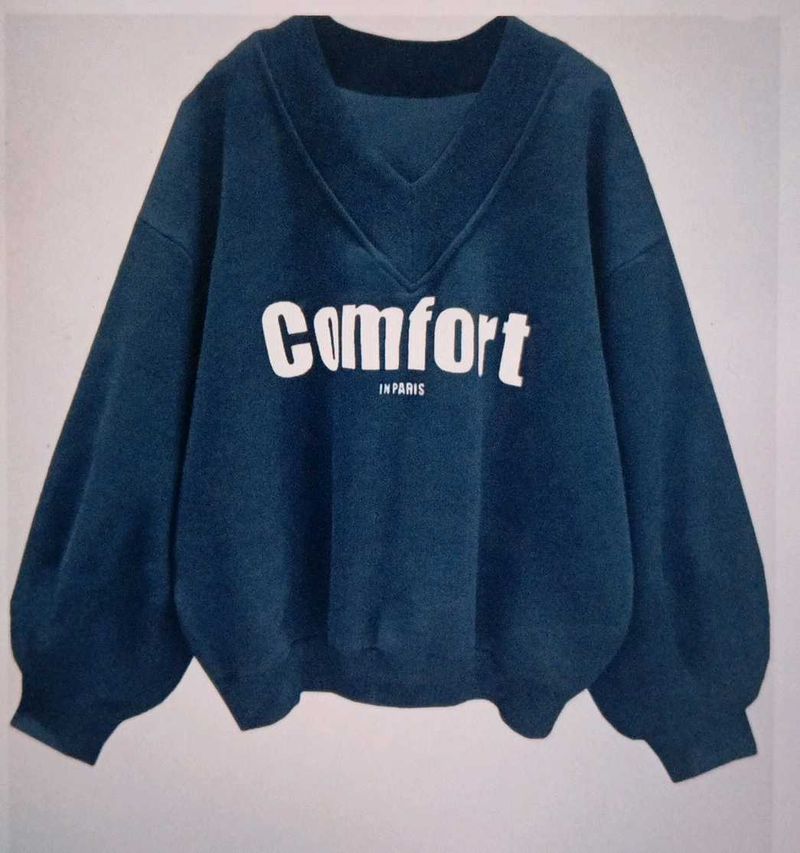 Comfort In Paris Oversized Sweatshirt