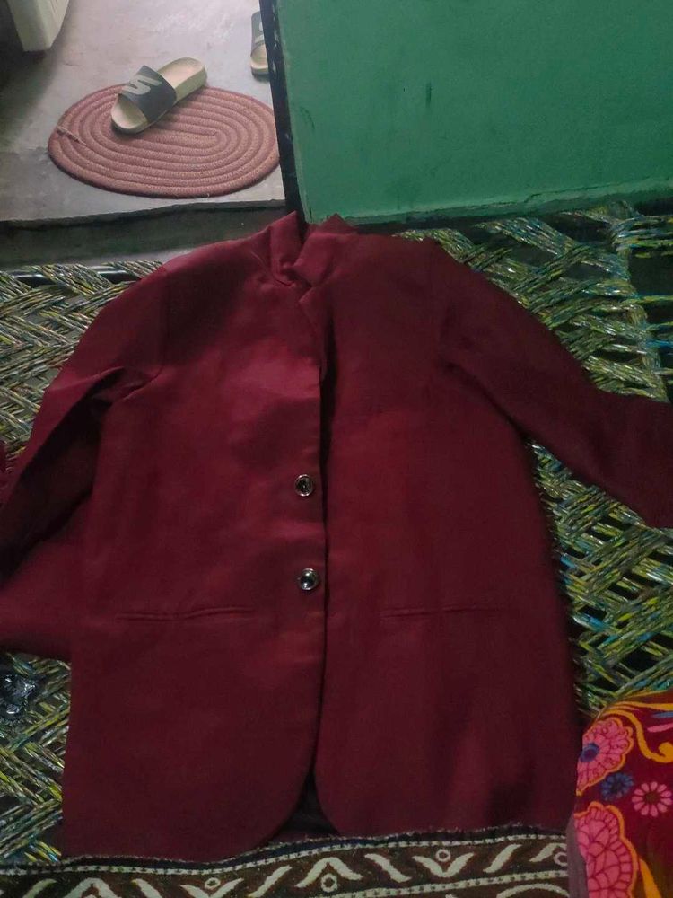 Maroon Formal Blazer