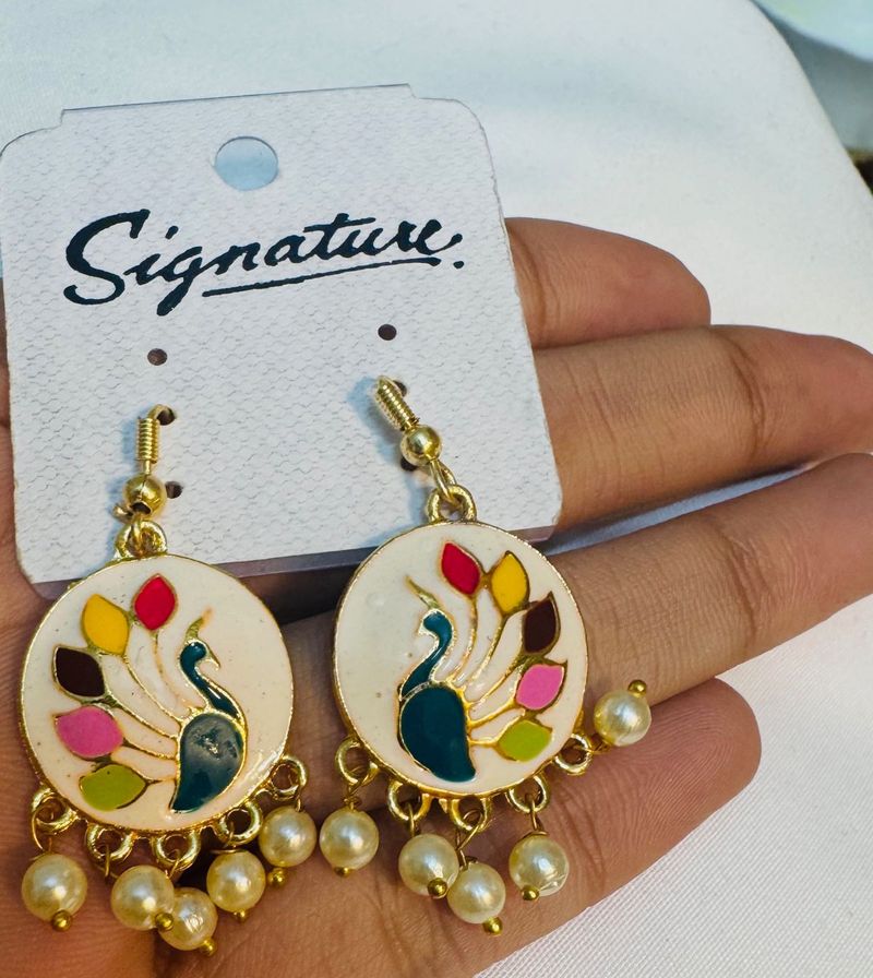 Signature Peacock Earrings
