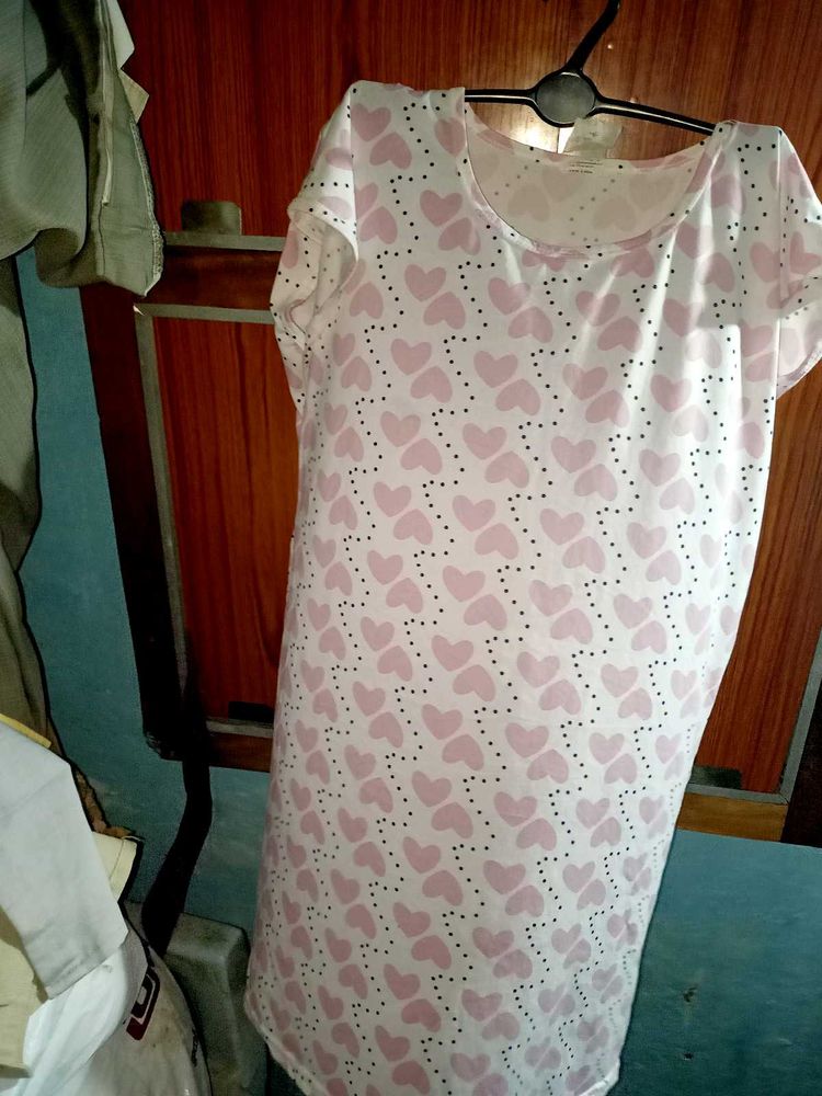 Cute Heart Pattern Dress