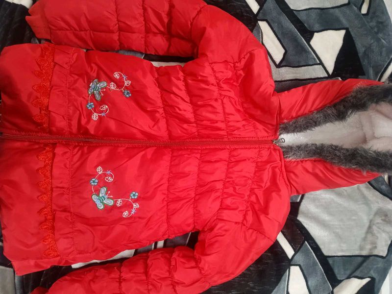 Red Puffer Jacket