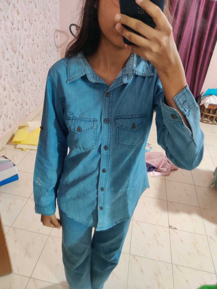 Denim Blue Shirt