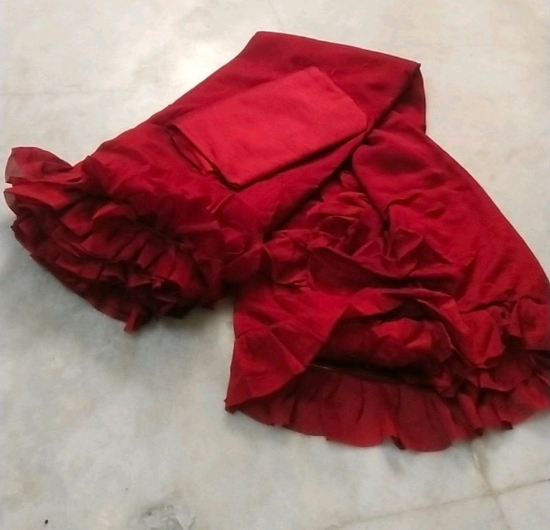 New Frill Saree