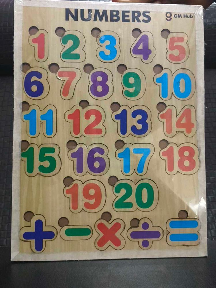 Educational Number Puzzle Board