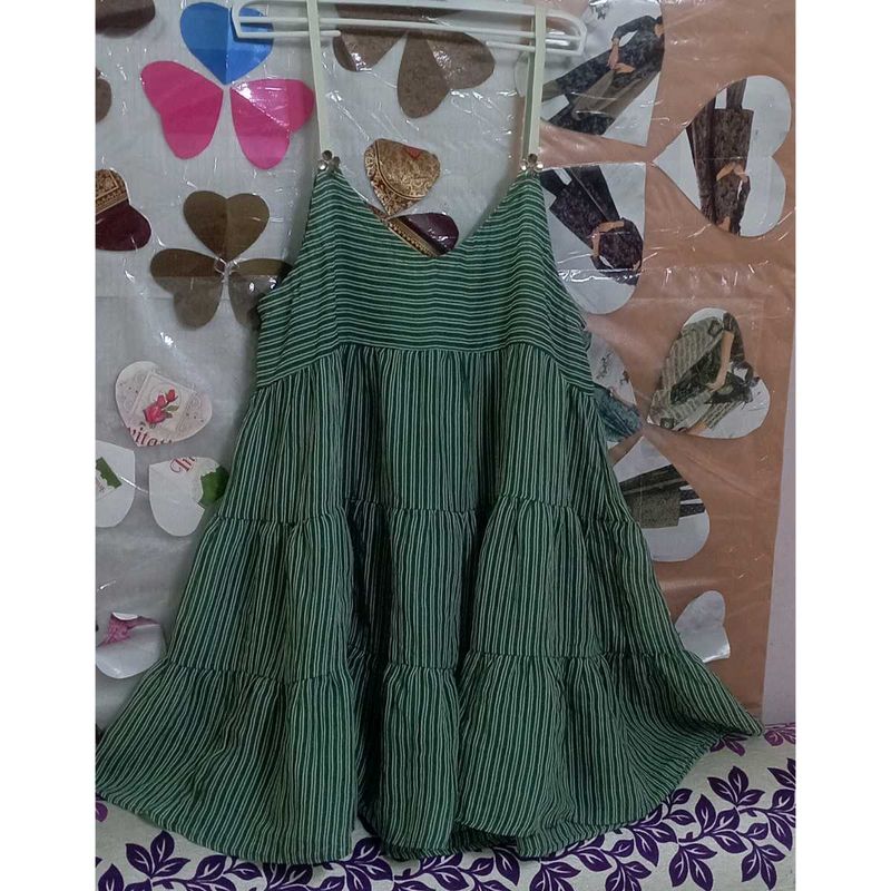 Cute  💚 Striped Dress