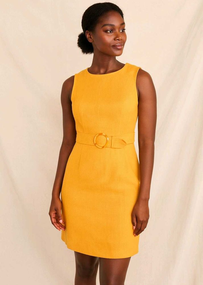 Pastel Marigold Mini Dress