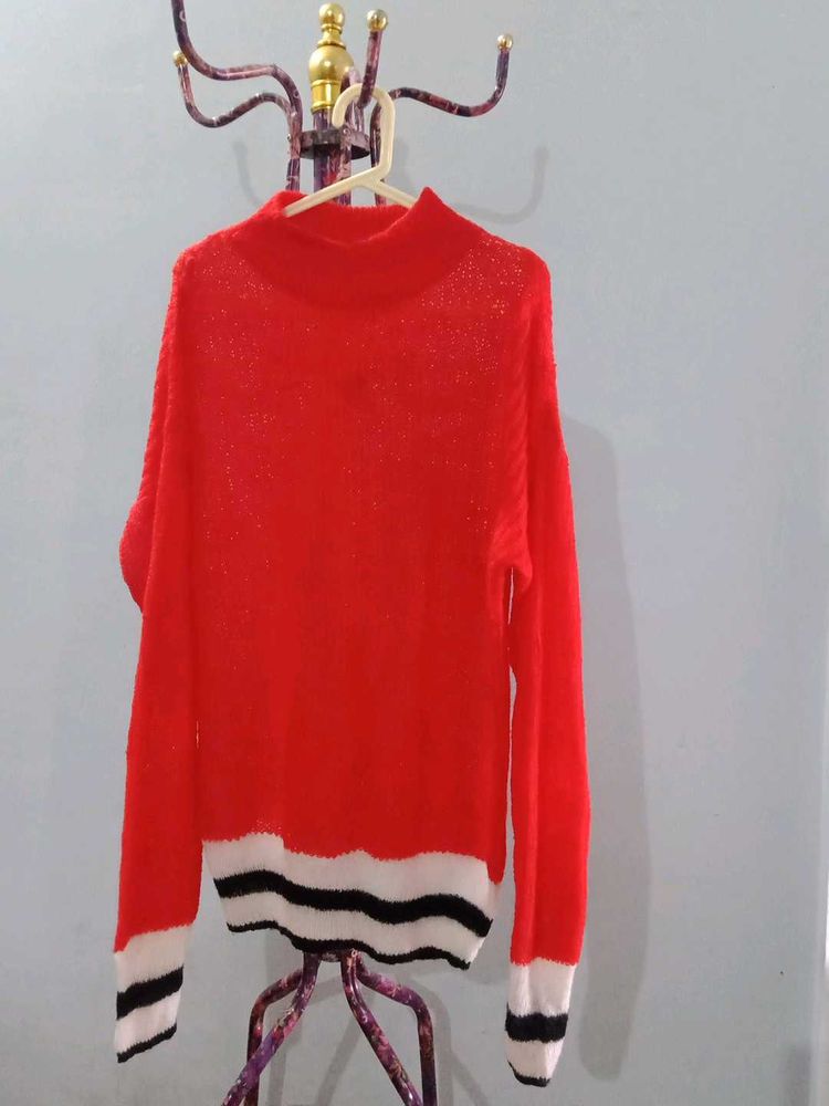 Red sweater