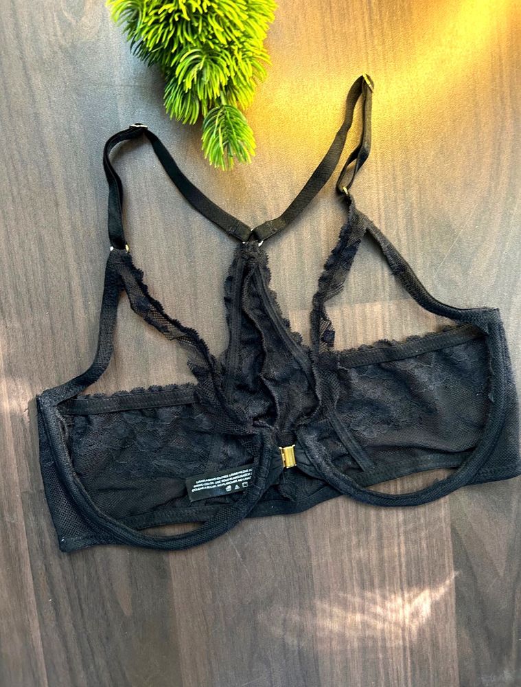 front open lace bra