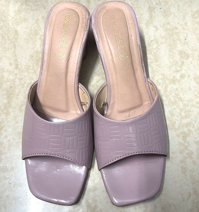 Lilac Mules - Size 39