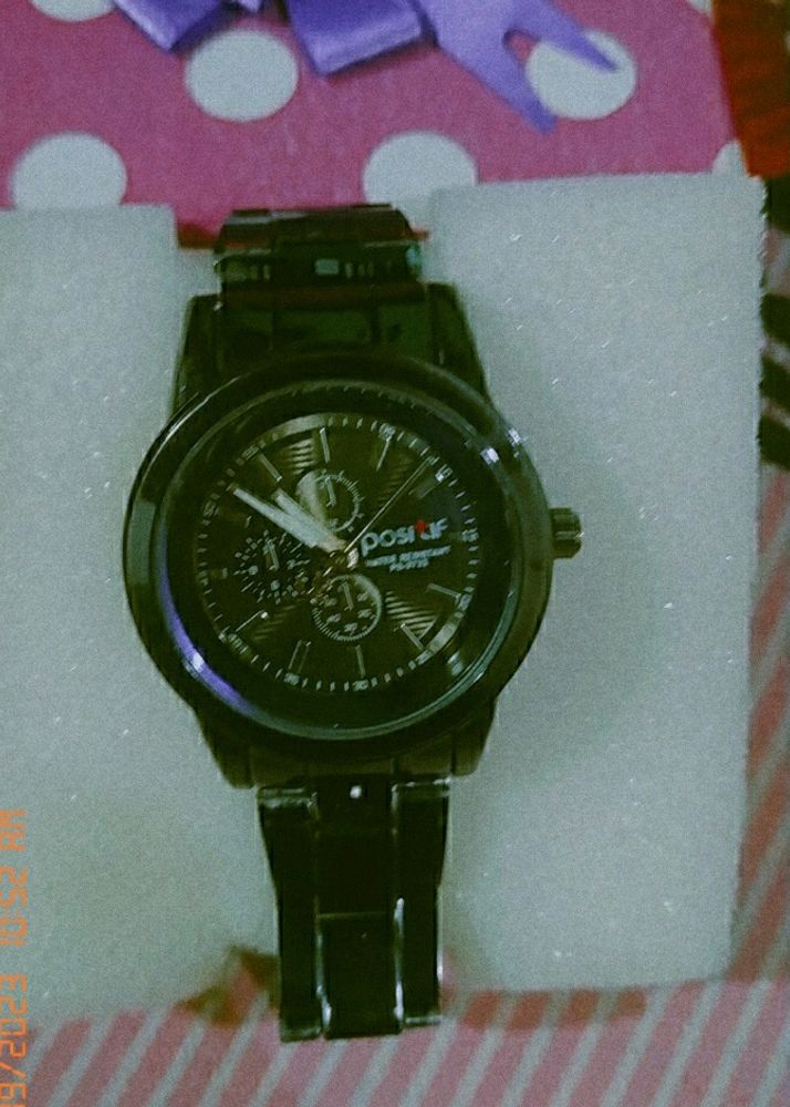 Beautiful  Black Watch ❤looks Classy With All Types Outfit ❤
