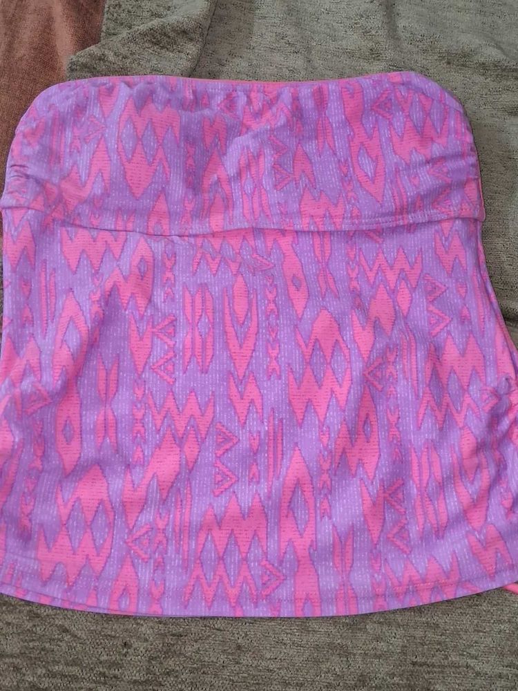 Pink &amp; Purple Pattern Top