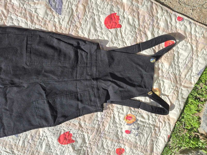 Vintage Black Overalls