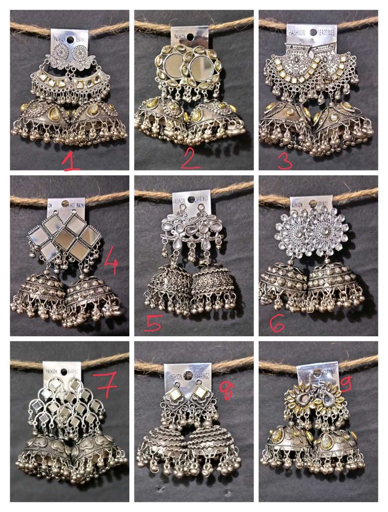 Oxidised Earrings