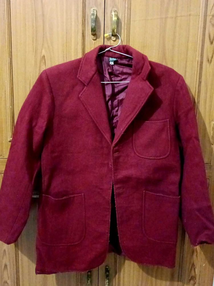 Maroom/ Red Blazer