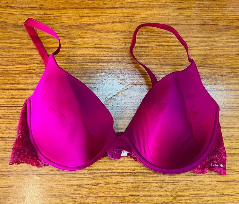 Pink Calvin Klein Bra