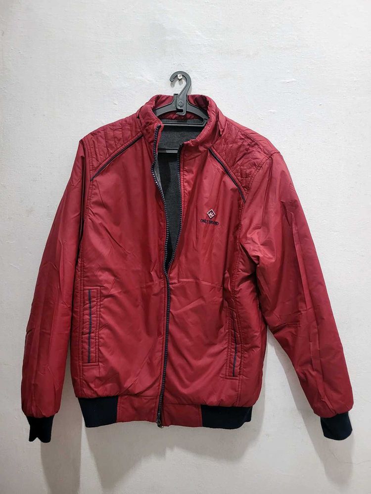 Reversible Jacket (Burgandy &amp; Grey)
