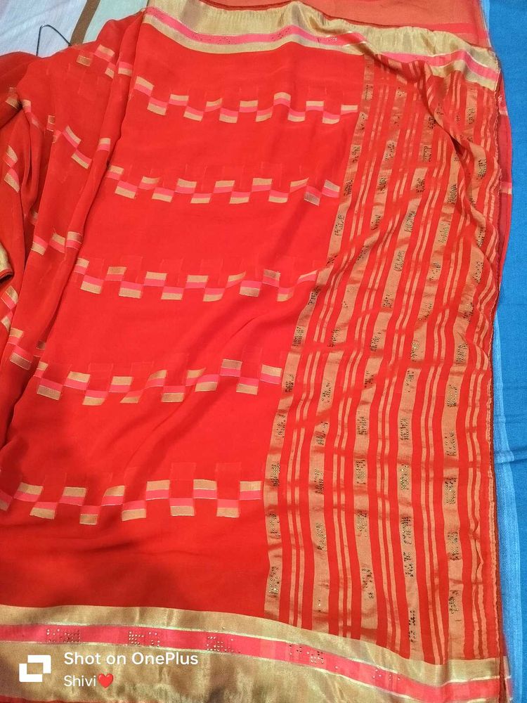 Red Saree❤️