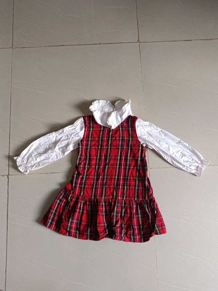Girls Plaid Dress