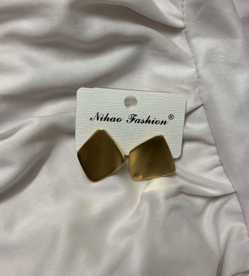 Gold Geometric Earrings