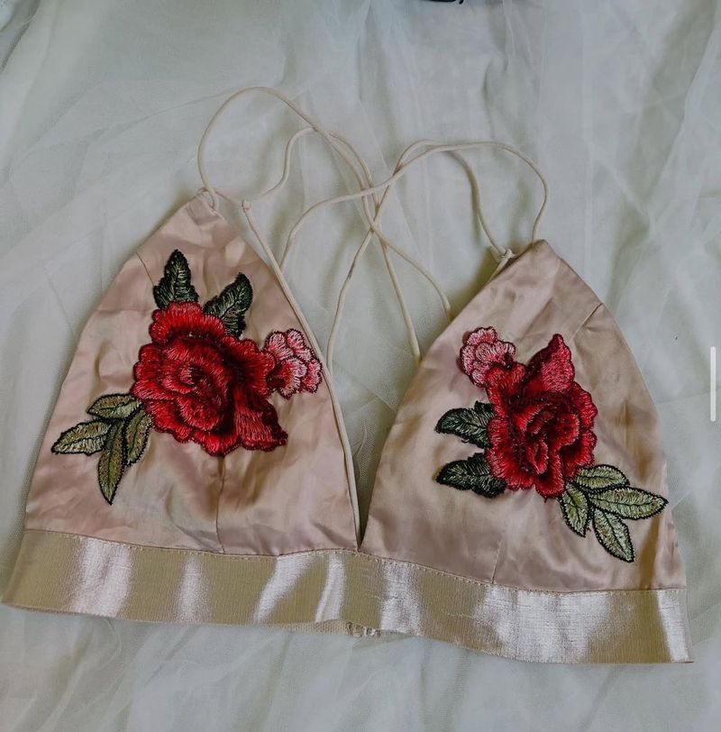 Floral Embroidered Bralette