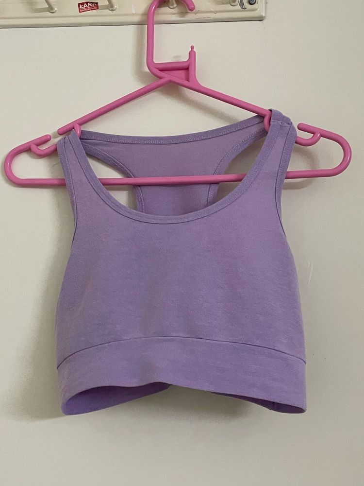 Purple Racerback Co-Ord Set