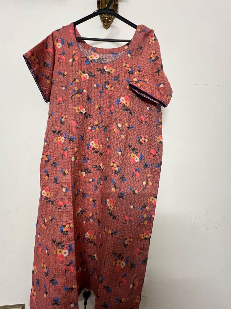 Floral Print Suit Set