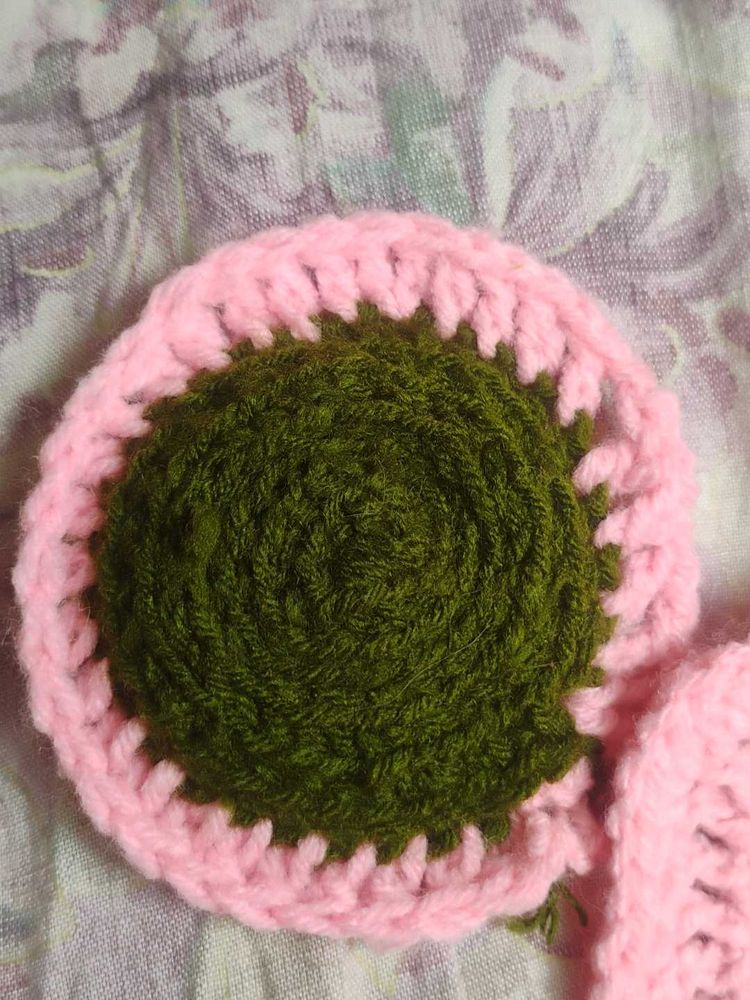 Crocheted Coasters - Set of Cute Handmade Coaster