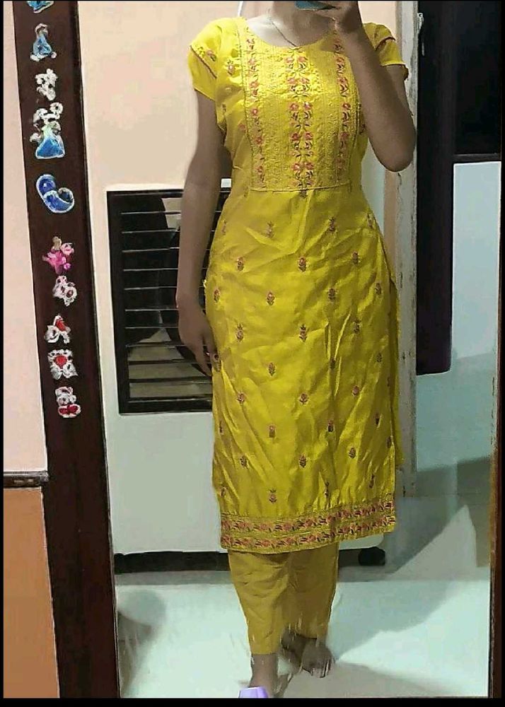 Yellow Kurta Set