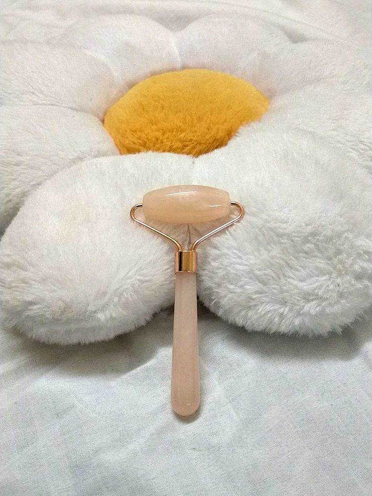 Pink Jade Rose Gold Facial Roller