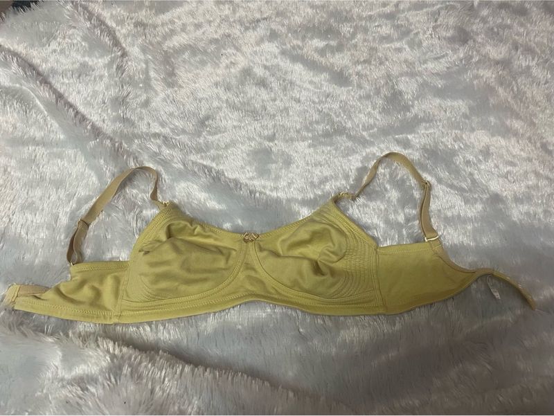 Comfortable Yellow Bra