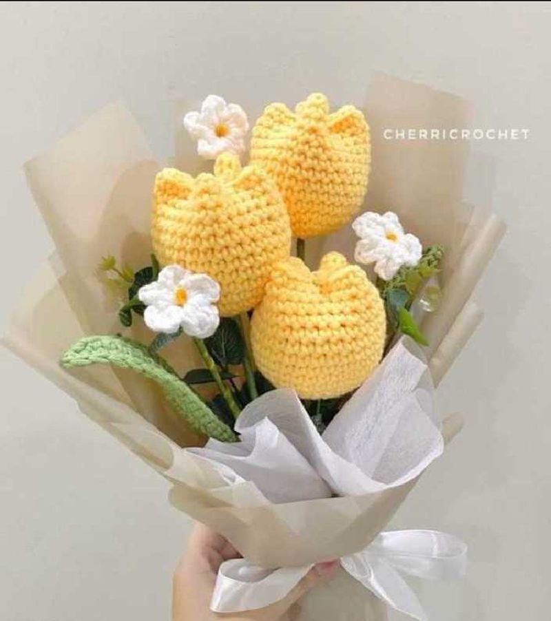 Crochet Tulip Bouquet 💐💐
