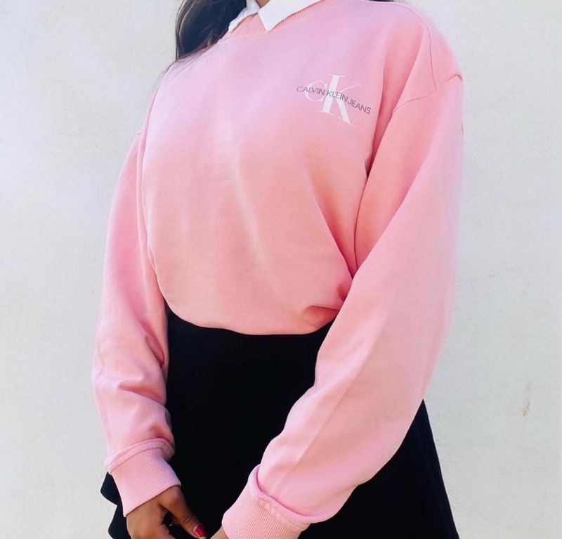 Calvin Klein Jeans Pink Sweatshirt