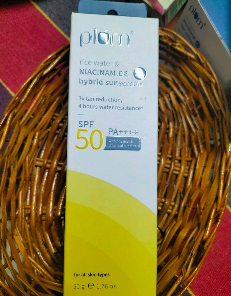 Plum Rice Water Sunscreen SPF 50