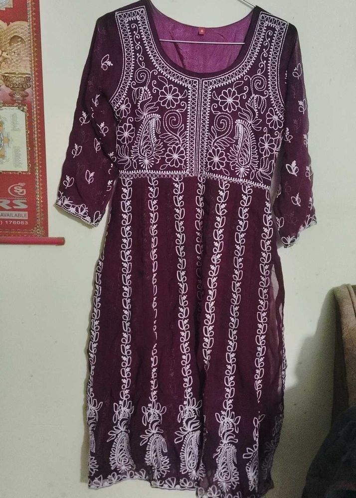 Elegant Embroidered Kurta