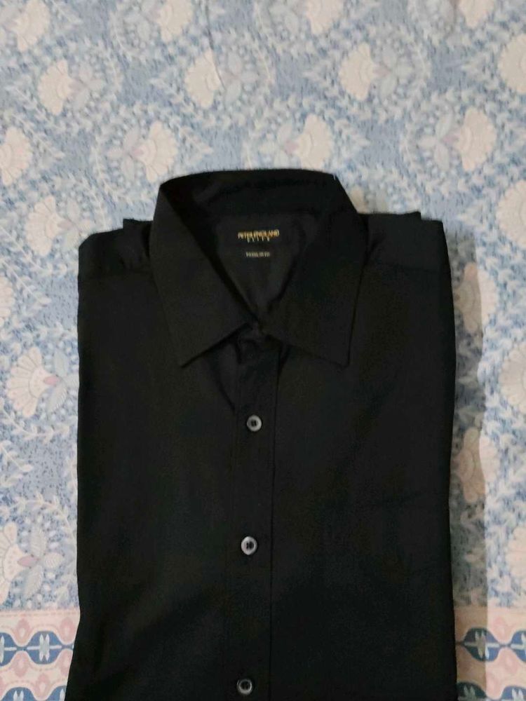 Men's Black Arrow Dress Shirt
