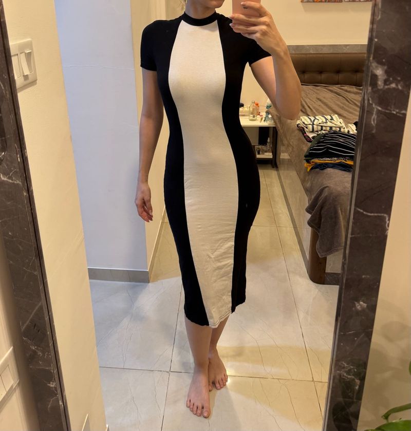 Shein Bodycon Midi Dress, XS