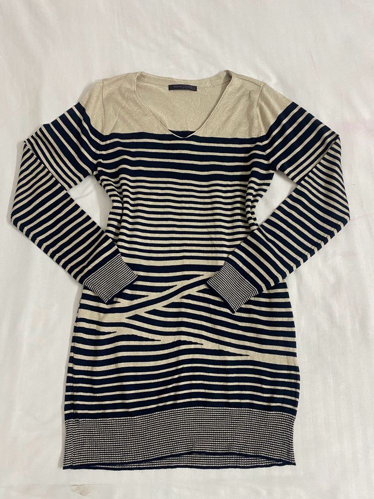 Striped Knit mini dress size S