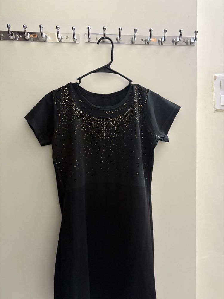 Black Studded Dress