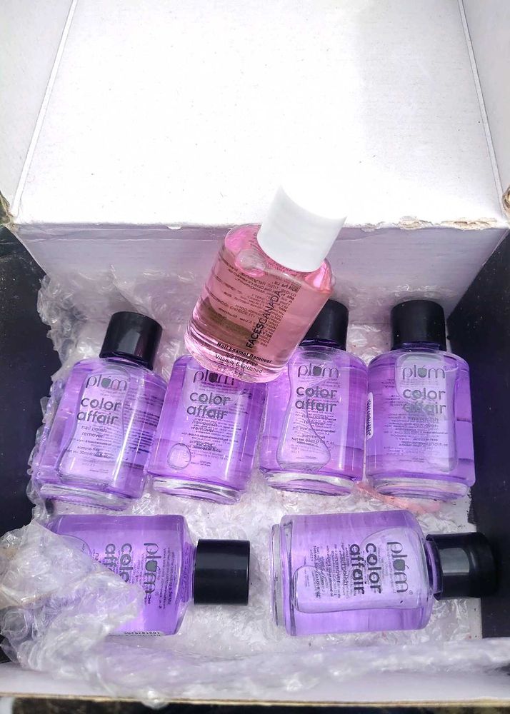 Plum ❤️ and FACES CANADA ✨ Nail Enamel Removers 💅