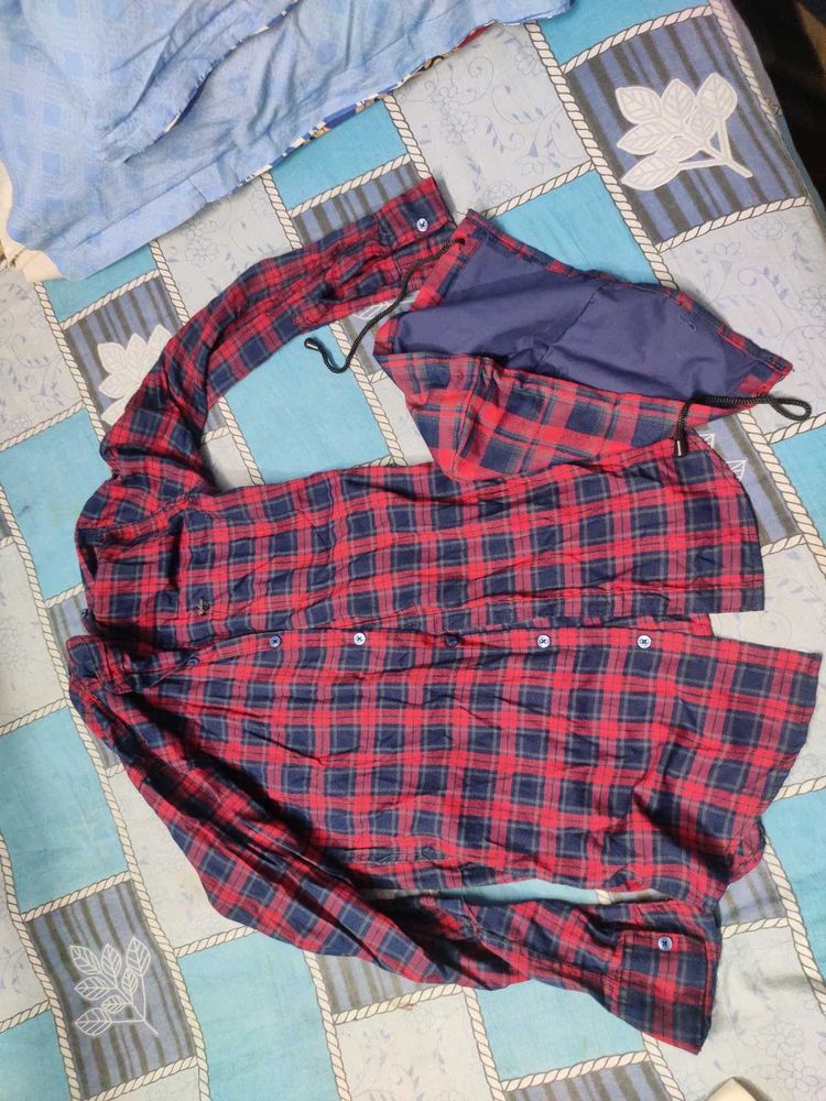 Red &amp; Blue Plaid Shirt