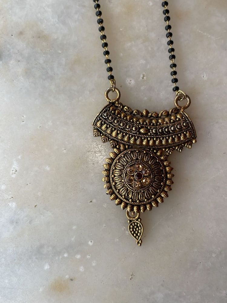 Vintage-Style Mangalsutra Necklace