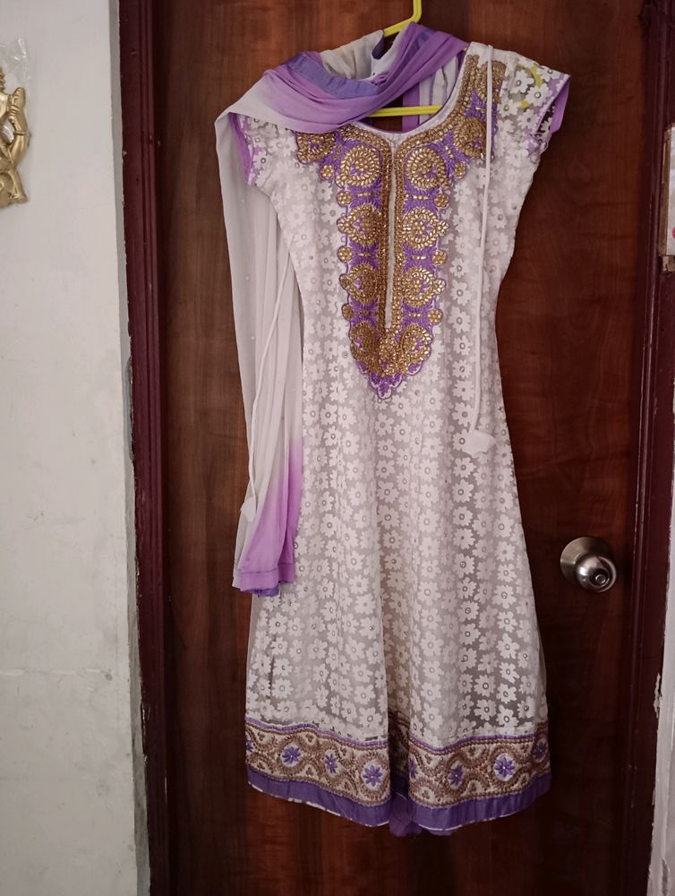A-line Kurta &amp; Dupatta Set
