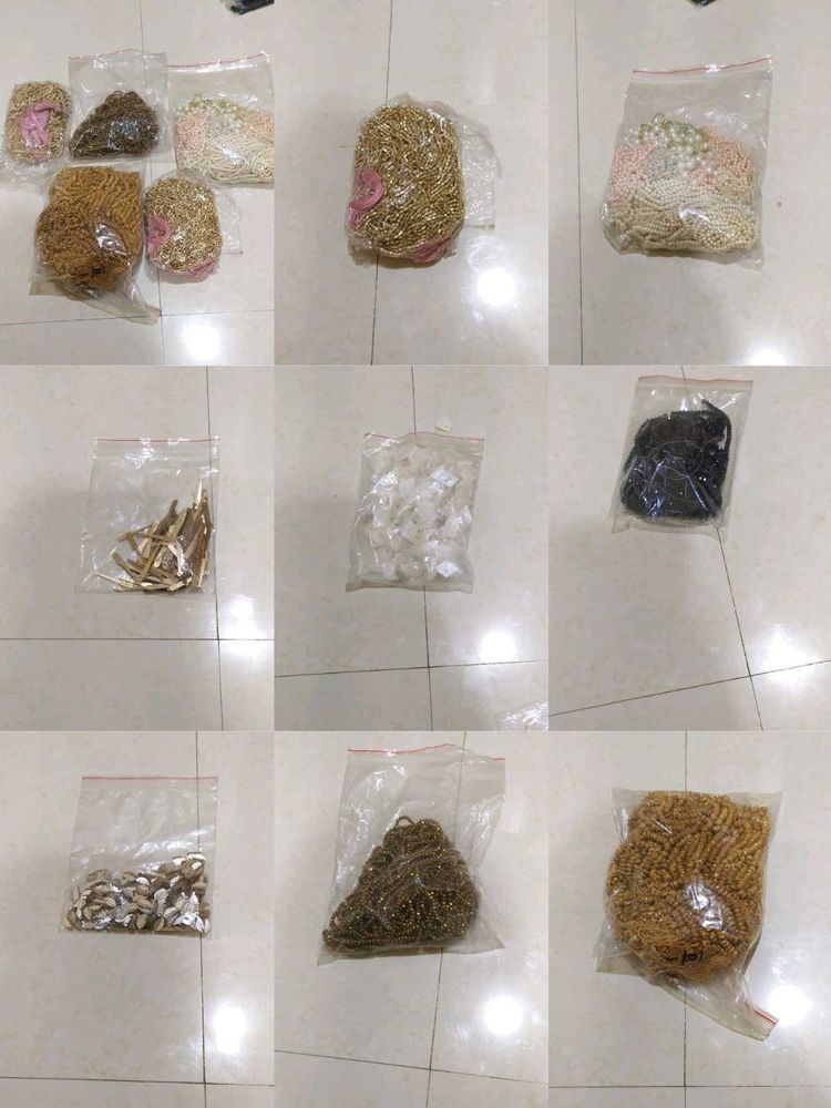 Beads chain and material