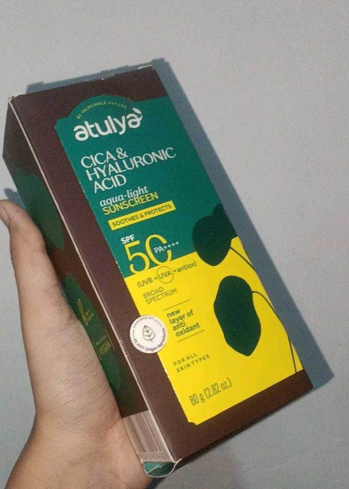 Atulya Cica &amp; Hyaluronic Acid sunscreen